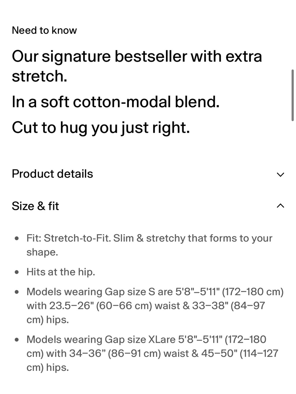 NWOT Gap Modern Tee in White - Picture 3 of 5